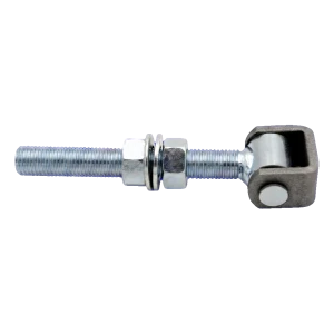 Justerbart långt gångjärn M16 för flygeldportar – galvaniserat stål (segerring)