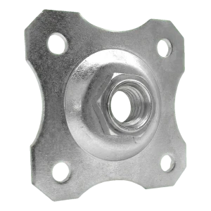 Dekorativ skylt 100x100 mm för justerbart gångjärn M20 – galvaniserad