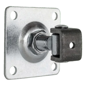 PSG justerbart grindgångjärn M18 med sköld 80×80 mm galvaniserad