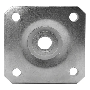 PSG Monteringsplatta 80×80×3 mm för justerbart gångjärn M16 – galvaniserad