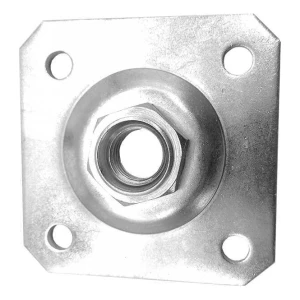 PLATER dekorativ skylt 100×100×4 mm för justerbart gångjärn M20 galvaniserat