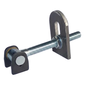 PSG justerbart gångjärn för grindar M16 – öppningsvinkel 180° med mässingsbrickor