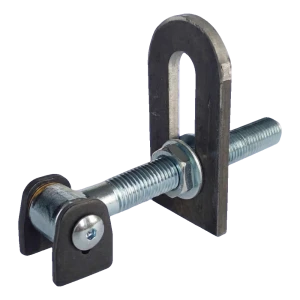 PSG justerbar grindgångjärn M20 med mässingsbrickor – öppningsvinkel 180°