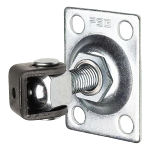 PSG justerbart grindgångjärn M14 med rektangulär skylt 75×55 mm