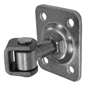 PSG justerbart grindgångjärn M16 med rektangulär skylt 75x55 mm galvaniserad