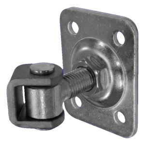 PSG justerbar grindgångjärn M16 med rektangulär skylt 75×55 mm