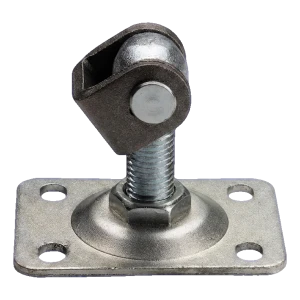 Justerbart grindgångjärn M20 med rektangulär sköld 110×75 mm stål galvaniserat