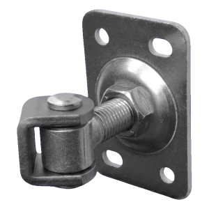 Justerbart grindgångjärn M20 med bas 110×75 mm – bönstyp