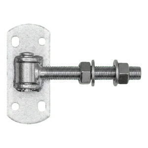 Reglerbart grindgångjärn M16 med sköld 115×50 mm – galvaniserat