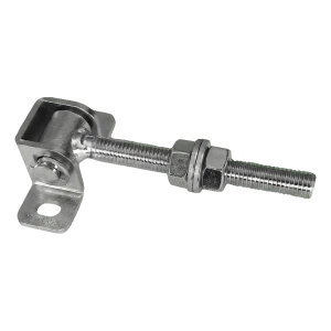 PSG justerbart grindgångjärn M16 böjt L-130 stål