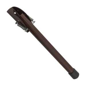 Fjäderbelastad dörrstopp 320 mm brun – stopp för dörrar och grindar