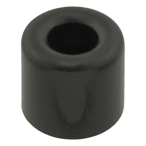 Dörstopp gummi skruvmonterad svart Ø40 mm H28 mm