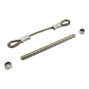 PSG säkerhetsvajjer av rostfritt stål för flygelbandport 200 mm