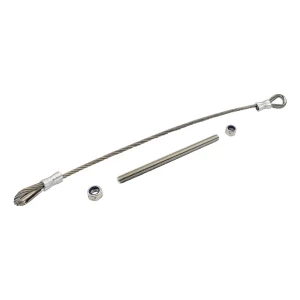 PSG säkerhetswire i rostfritt stål för flygelvgrind 500 mm ø6