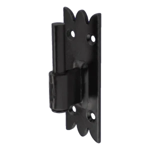 Dekorativt fönsterluckehake svart – stift ø9 mm