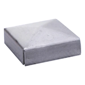 Postal – ståltak med kuvertform för stängselstolpe 60×60 mm