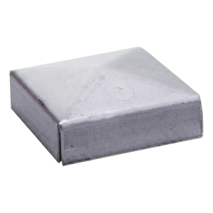 Postal – kuvertformad stålhuv för stolpe 120×120 mm