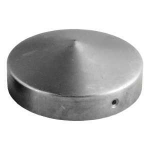 Runt ståltak för staketsstolpe Fi 60 mm – obehandlad