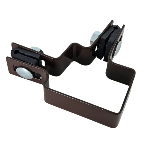 Hörnfäste för stängselskivor 40x60 mm brun GPV-700-10 (1)