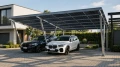 Fotovoltaiskt skjul VICA för 3 fordon 2+1 moduler Carport GPV-105-09 (2)