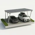 Fotovoltaiskt skjul VICA för 2 fordon SOLO Carport GPV-105-02 (1)