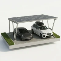 Fotovoltaiskt skjul VICA för 2 fordon SOLO Carport