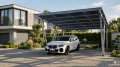 Fotovoltaiskt skjul VICA för 2 fordon SOLO Carport GPV-105-02 (2)