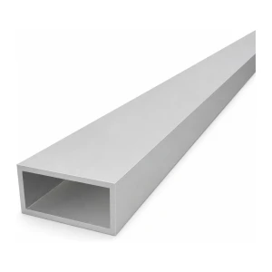 Rektangulärt aluminiumrör 30×60×3 mm – slutet profil EN AW-6060, L=2000 mm