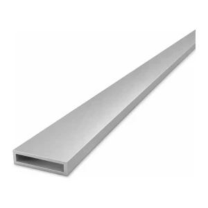 Rektangulärt aluminiumrör 10×40×2 mm – stängd profil L=2000 mm