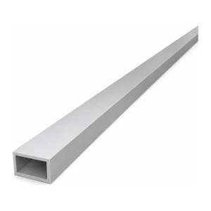 Rektangulärt aluminiumrör 15×25×2 mm – slutet profil EN AW-6060, L=2000 mm