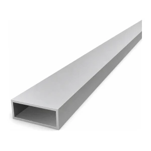 Rektangulärt aluminiumrör 20×50×2 mm – slutet profil EN AW-6060, L=2000 mm