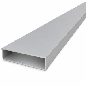 Rektangulärt aluminiumrör 20×80×1,5 mm – slutet profil EN AW-6060, L=2000 mm