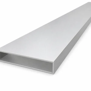 Rektangulärt aluminiumrör 20×100×2 mm – slutet profil L=2000 mm EN AW-6060