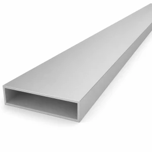 Rektangulärt aluminiumrör 20×80×2 mm – sluten profil EN AW-6060 L=2000 mm