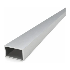 Rektangulärt aluminiumrör 25×40×2 mm – slutet profil EN AW-6060, L=2000 mm