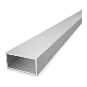 Rektangulärt aluminiumrör 30×60×2 mm – slutet profil L=2000 mm