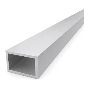 Rektangulärt aluminiumrör 40×60×4 mm EN AW-6060 – längd 2000 mm