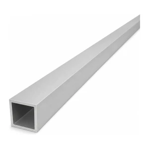 Fyrkantig aluminiumrör 25×25×2 mm – sluten profil L=2000 mm EN AW-6060
