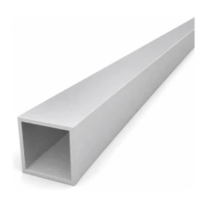 Kvadratiskt aluminiumrör 40×40×3 mm – slutet profil L=2000 mm