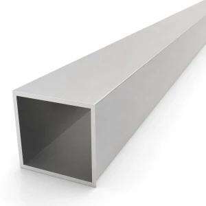 Fyrkantigt aluminiumrör 60×60×3 mm – slutet profil L=2000 mm EN AW-6060