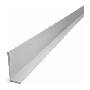 Asymmetrisk aluminiumvinkel 40×20×2 mm – L-profil, längd 2000 mm
