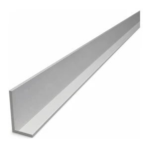 Asymmetrisk aluminiumvinkel 40×20×2,6 mm – L-profil, längd 2000 mm