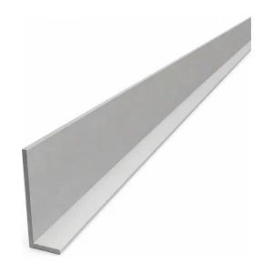 Asymmetrisk aluminiumvinkel 50×20×2 mm – L-profil, längd 2000 mm