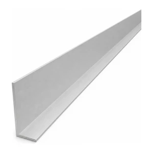 Asymmetrisk aluminiumvinkel 50×25×2 mm – L-profil, längd 2000 mm