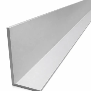 Aluminiumvinkel ojämlika sidor 100×50×5 mm – L-profil, längd 2000 mm