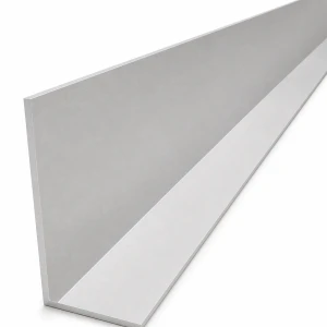 Asymmetrisk aluminiumvinkel 100×50×3 mm – L-profil, längd 2000 mm