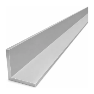 Aluminiumvinkel likbent 50×50×5 mm – L-profil, längd 2000 mm