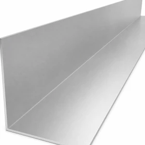 Aluminiumvinkel liksidigt 100×100×2 mm – L-profil, längd 2000 mm