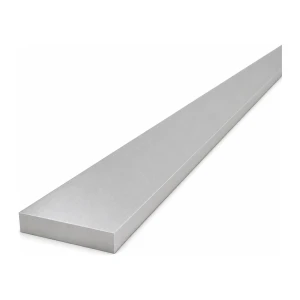 Aluminiumplattång 50×10 mm EN AW-6060, längd 2000 mm