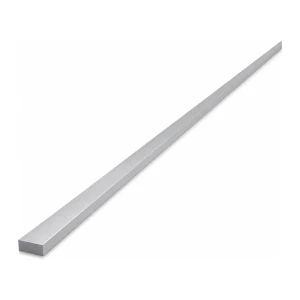Aluminiumplattband EN AW-6060 T64 – 10×4 mm, längd 2000 mm